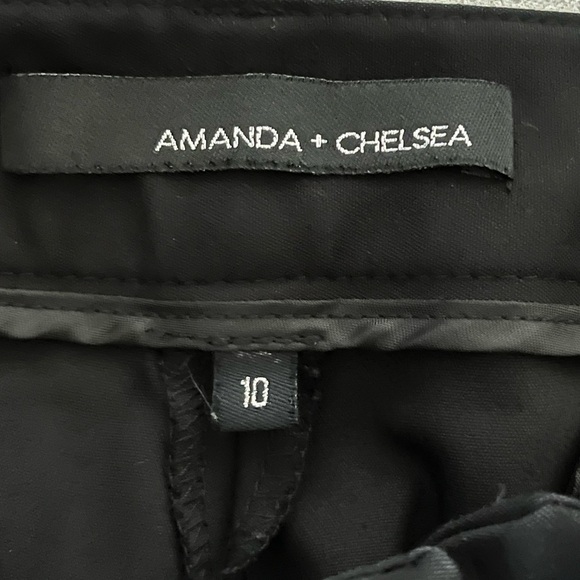Amanda + Chelsea Slim Fit Mid Rise Cotten Blend Pants - Picture 9 of 10